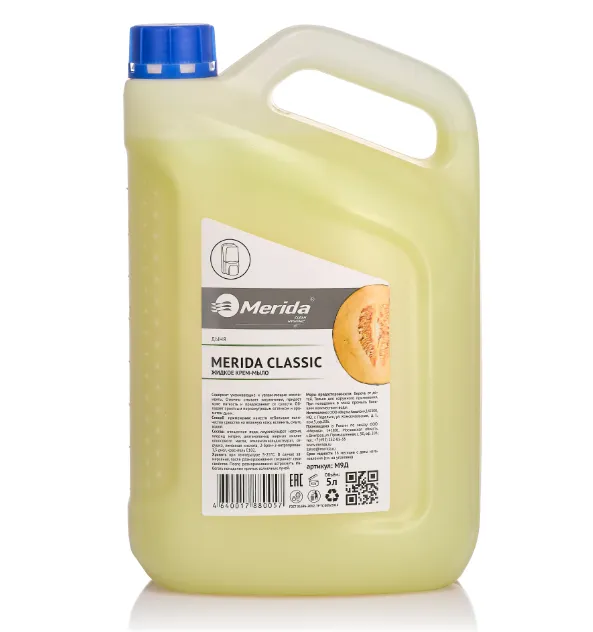 Мыло жидкое кремовое Merida Комфорт дыня 5 л (артикул производителя М9Д)