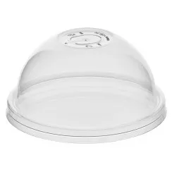 Крышка для стакана 90 мм пластиковая прозрачная купольная