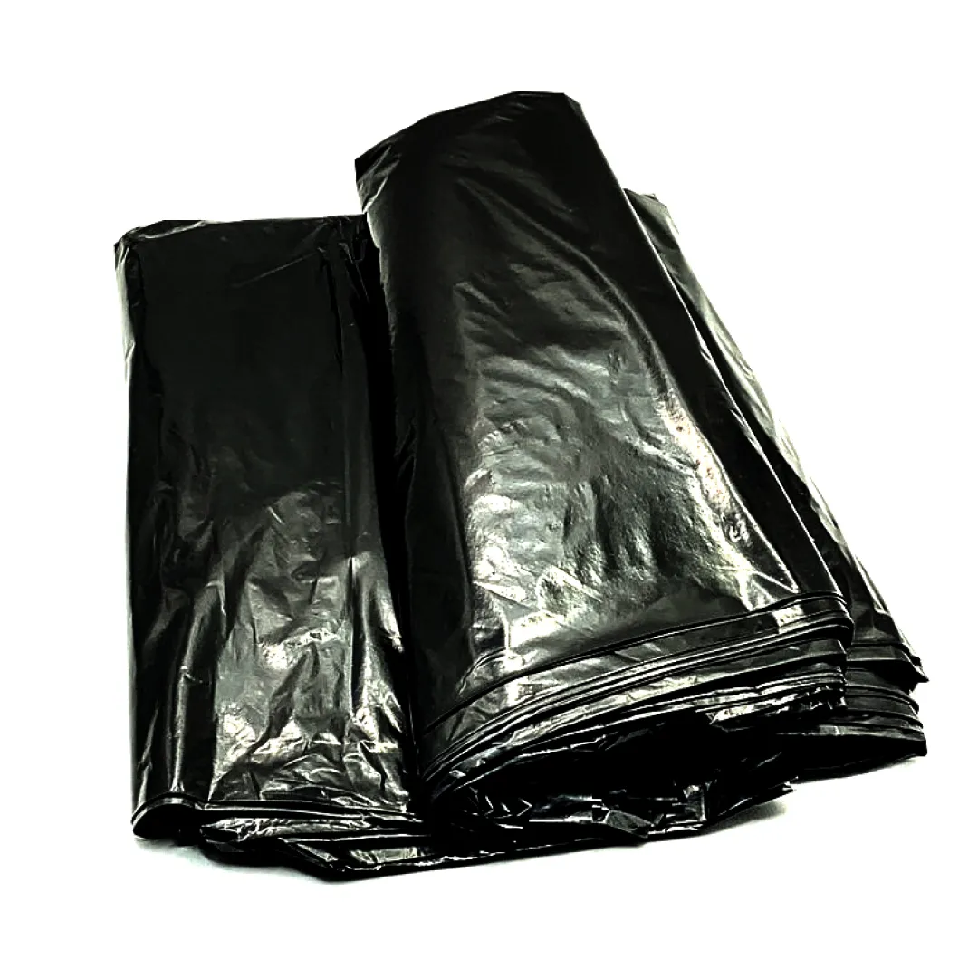 Мешки для мусора ПВД 120л 70х110 60мк в пластах черные