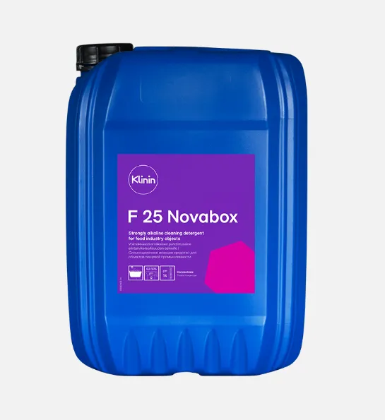 Средство сильнощелочное моющее для пищевых производств Klinin F 25 Novabox 20 л (артикул производителя 205273)