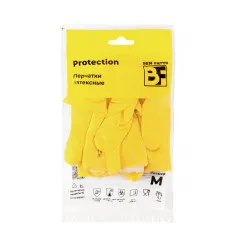 Перчатки резиновые Ben Fatto Protection M желтые 