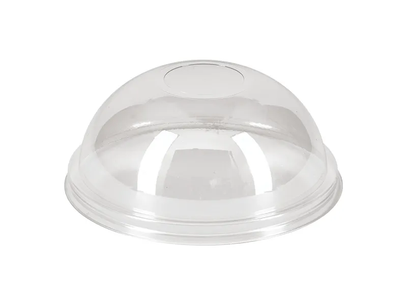 Крышка для стакана (Pet) (d95мм) купол без отверстия прозрачная СТП