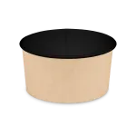 Контейнер бумажный круглый Round Bowl 1000 черный