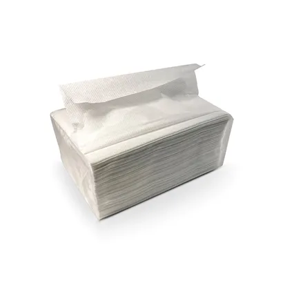 Салфетки бумажные для диспенсера N4 22х16 см 1 слойные белые V сложения 200 листов (артикул производителя СД04/1)