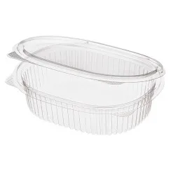 Контейнер ракушка пластиковый прямоугольный 159х130х40 мм, 50 мл прозрачный Комус