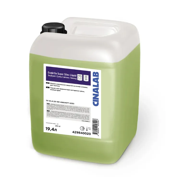 Средство для стирки белья на основе энзимов Ecobrite Super Silex Liquid 19,4 л арт. 429840020