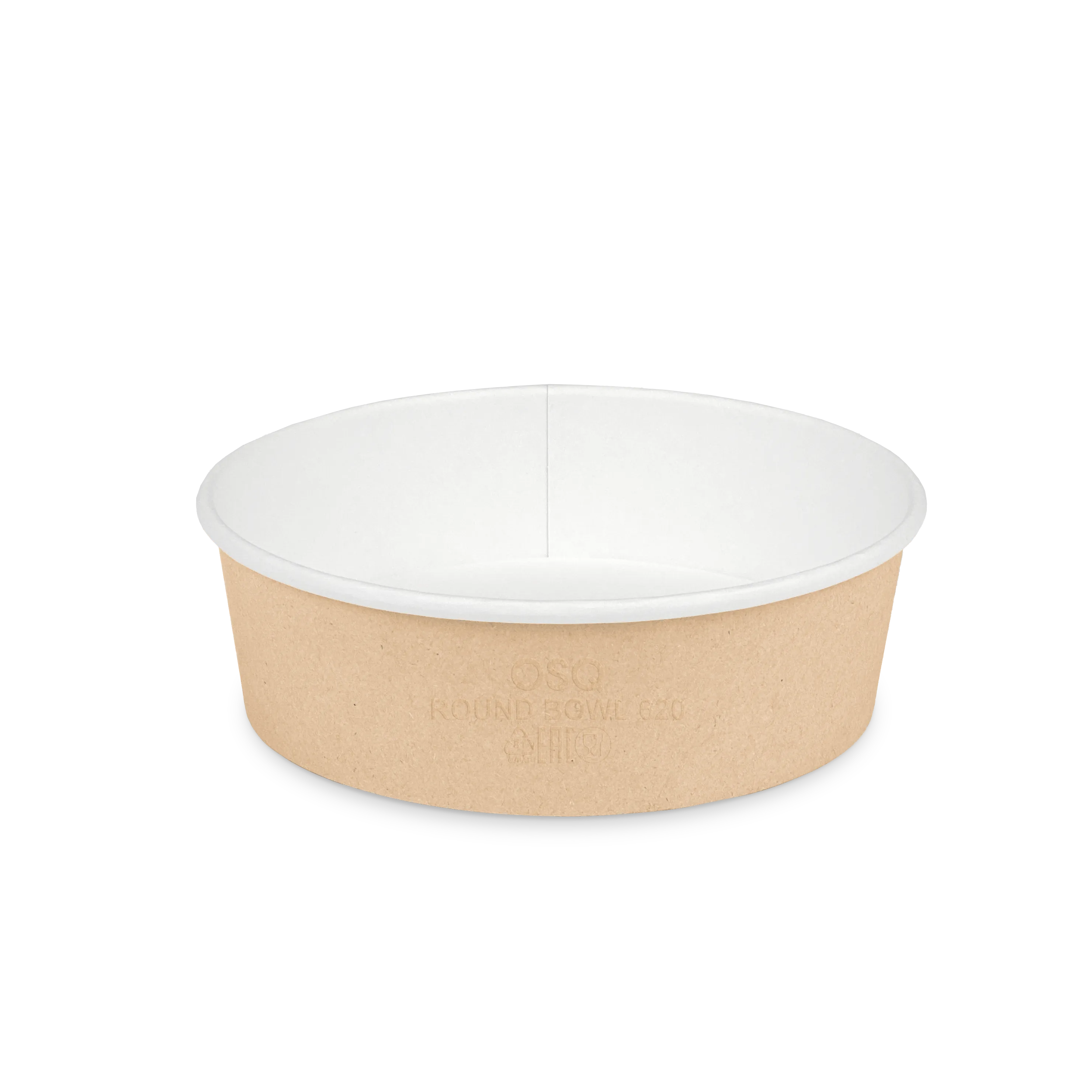 Контейнер бумажный круглый Round Bowl 620 крафт