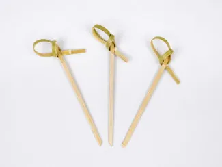 Пика "Узелок" бамбук 6,5см Ben Fatto (100шт/уп)