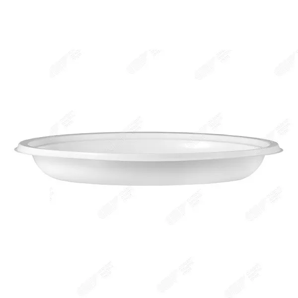 Тарелка пластик. d16,5см десертная белая ПП