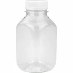 Бутылка ПЭТ 0,3л с ШИРОКИМ горлом квадр. прозрачная