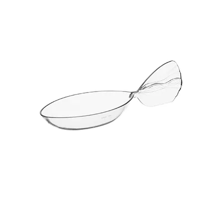 Чашка фуршетная Моно "Рыба" 20 мл ПС П-Полимер