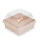 Контейнер бумажный SmartPack 550 box (128х128х49) крафт