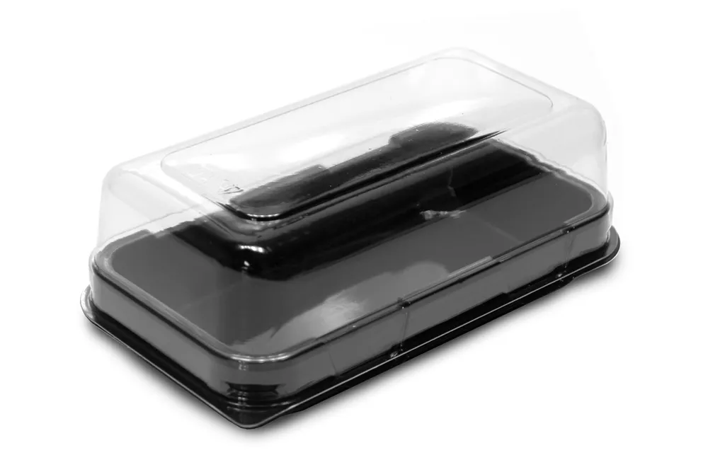 Контейнер для кондит.изделий СпТ-1710-46Д коричневый ПЭТ