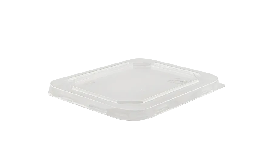 Крышка к контейнеру бумажному OCTOBOX 400 плоская прозрачна