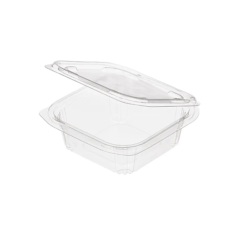 Контейнер-ракушка РКСП-350/11 (ОП) (ТТ) (137х132х46мм) прозрачный (ПЭТ) 