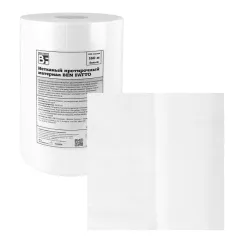 Нетканый протирочный материал в рулоне белый 31х32см 500л гладкий 60гр/м Ben Fatto