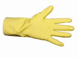 Перчатки резиновые Многоцелевые L желтые арт. 100760