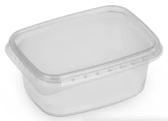 Контейнер пластиковый прямоугольный 108х82х70 мм, 350 мл прозрачный