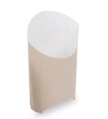 Лоток бумажный для картофеля фри (OSQ) ECO FRY L 126x50x135 мм крафт