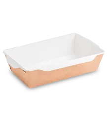 Бумажный контейнер OSQ OPSALAD 500мл 164x115x45 мм крафт