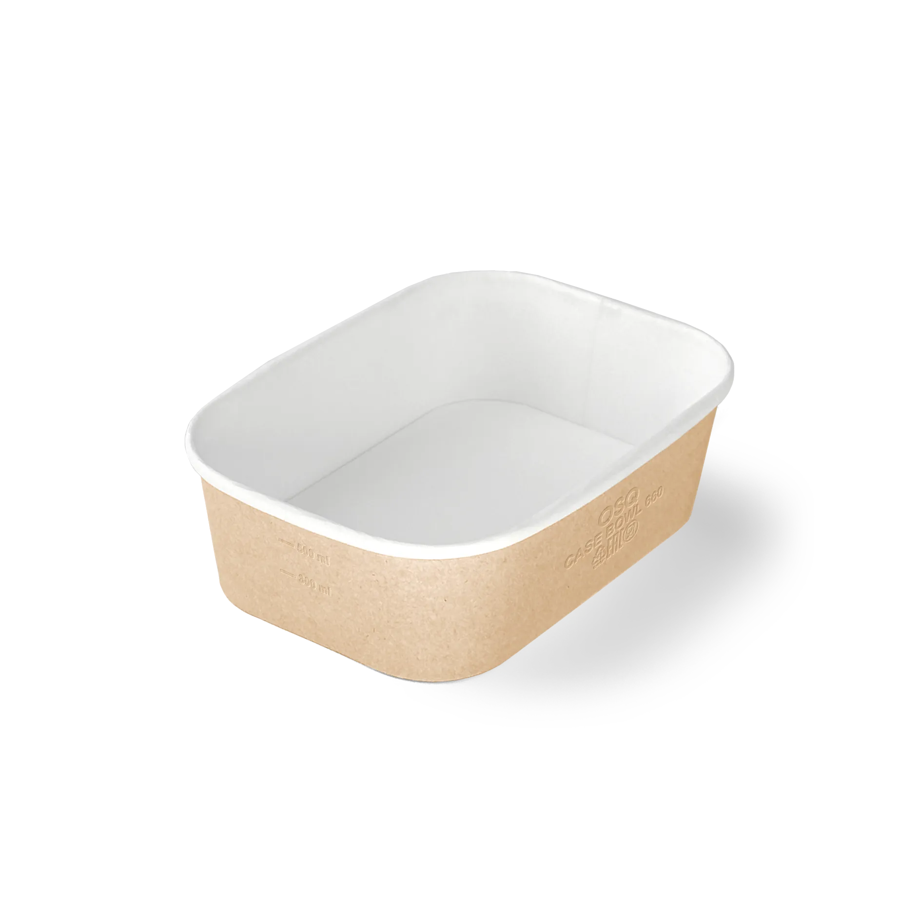 Контейнер бумажный CASE BOWL 660 170х120х51 крафт