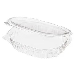 Контейнер ракушка пластиковый прямоугольный 159x130x29 мм, 250 мл прозрачный Комус