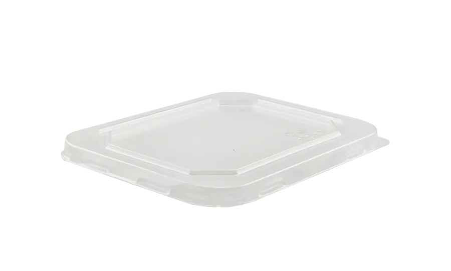 Крышка к контейнеру бумажному OCTOBOX 1000 плоская прозрачна