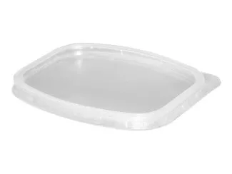 Крышка для контейнера пластиковая прямоугольная 139х102 мм прозрачная