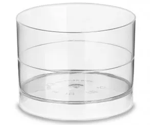 Чашка фуршетная 60мл Круг d53мм прозрачная (ПС) П-Полимер