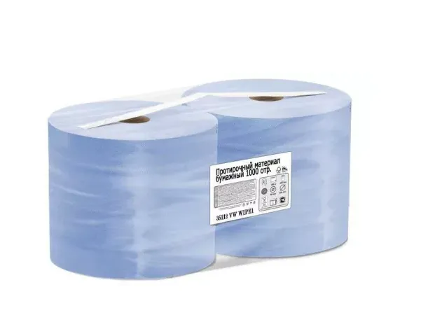 Бумага протирочная VEIRO Professional Lite 2 сл синяя 350м арт. WIPE1